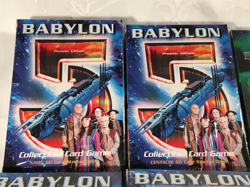 Babylon 5 Premiere CCG Game - All (6) Starter Decks Narn Centauri Minbari Earth   - TvMovieCards.com