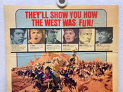 1965 The Hallelujah Trail Window Card Movie Poster 14 x 17 Burt Lancaster   - TvMovieCards.com