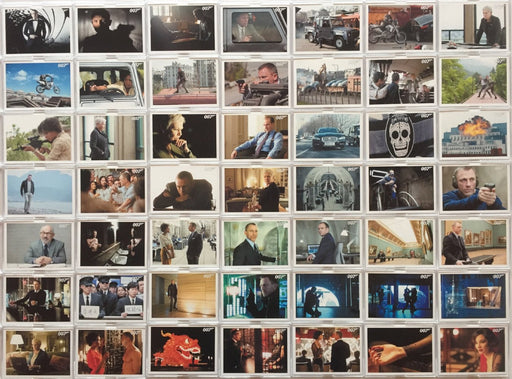 James Bond Autographs & Relics Skyfall Base Card Set 110 Cards   - TvMovieCards.com