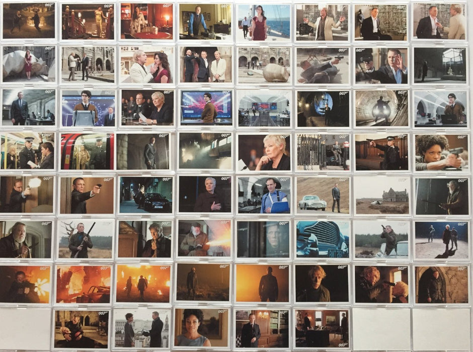 James Bond Autographs & Relics Skyfall Base Card Set 110 Cards   - TvMovieCards.com