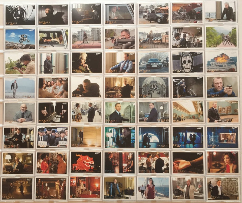 James Bond Autographs & Relics Skyfall Silver Foil Parallel Base Card Set   - TvMovieCards.com