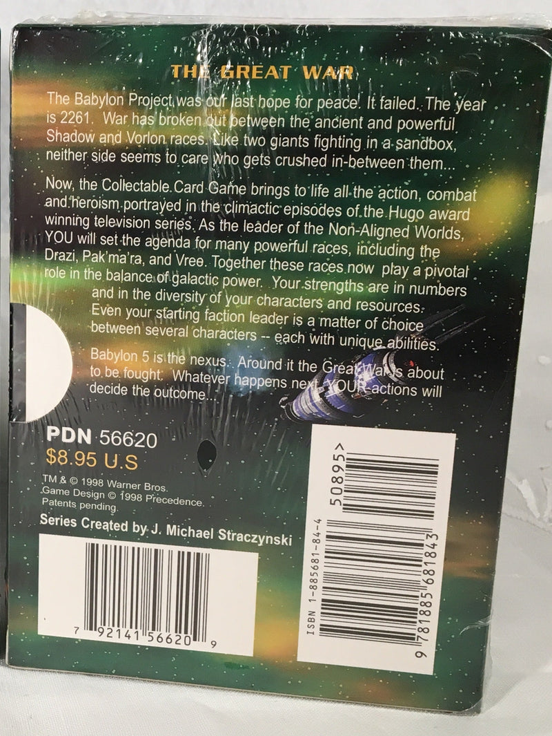 Babylon 5 The Great War CCG Card Game - Non-Aligned Worlds 60 Card Starter Deck   - TvMovieCards.com