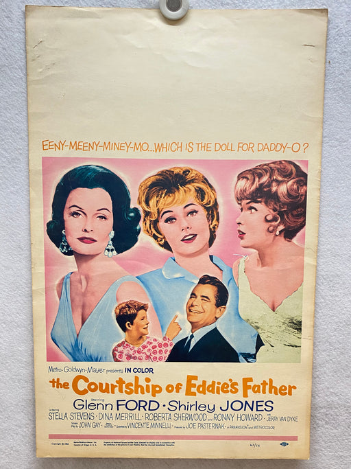 1969 The Courtship of Eddie's Father Window Card Movie Poster 14 x 22 Bill Bixby   - TvMovieCards.com