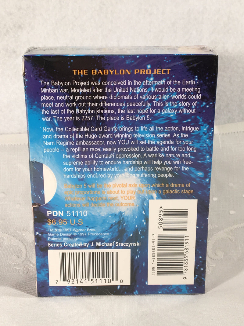 Babylon 5 Premiere Collectible Card Game CCG - Narn Starter 60 Card Deck   - TvMovieCards.com