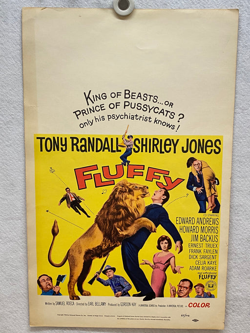 1965 Fluffy Window Card Movie Poster 14 x 22 Tony Randall, Shirley Jones   - TvMovieCards.com
