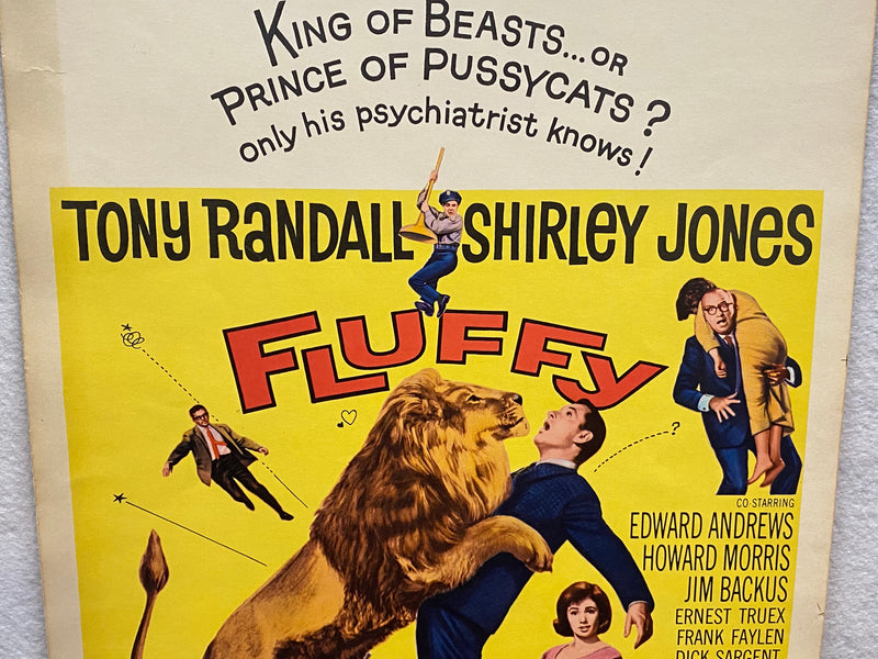 1965 Fluffy Window Card Movie Poster 14 x 22 Tony Randall, Shirley Jones   - TvMovieCards.com