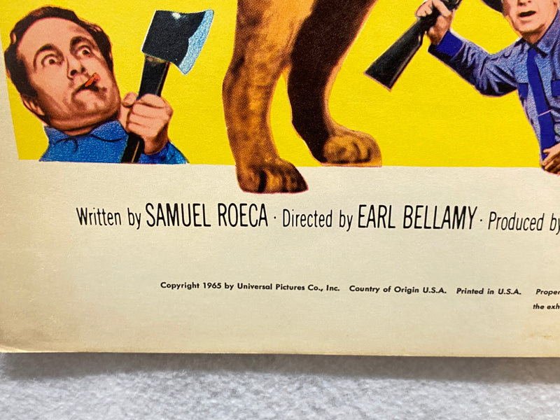 1965 Fluffy Window Card Movie Poster 14 x 22 Tony Randall, Shirley Jones   - TvMovieCards.com