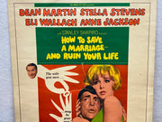 1968 How to Save a Marriage and Ruin Your Life Window Card Movie Poster 14x22   - TvMovieCards.com
