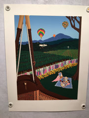 Jan Davidson "Ballooning to Brunch" Signed Numbered Serigraph Art Print   - TvMovieCards.com