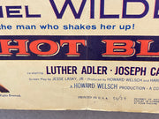 1956 Hot Blood Window Card Movie Poster 14 x 16 Jane Russell, Cornel Wilde   - TvMovieCards.com