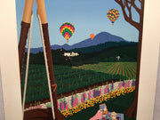 Jan Davidson "Ballooning to Brunch" Signed Numbered Serigraph Art Print   - TvMovieCards.com