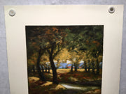 Neal Gregory "Twilight" Signed Abstract Oil Painting on Paper Art   - TvMovieCards.com