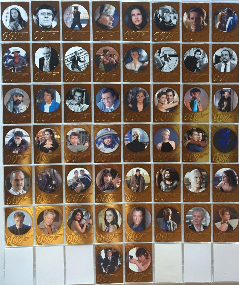 James Bond 50th Anniversary Series Two Gold Foil Base Card Set 99 Cards   - TvMovieCards.com