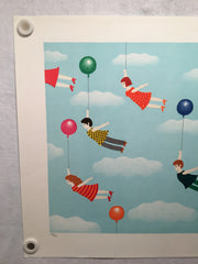 Shigeo Okumura "What A Day" Oku Signed Serigraph Art Print 169/180   - TvMovieCards.com