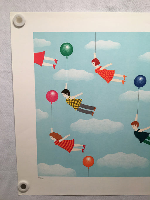 Shigeo Okumura "What A Day" Oku Signed Serigraph Art Print 169/180   - TvMovieCards.com