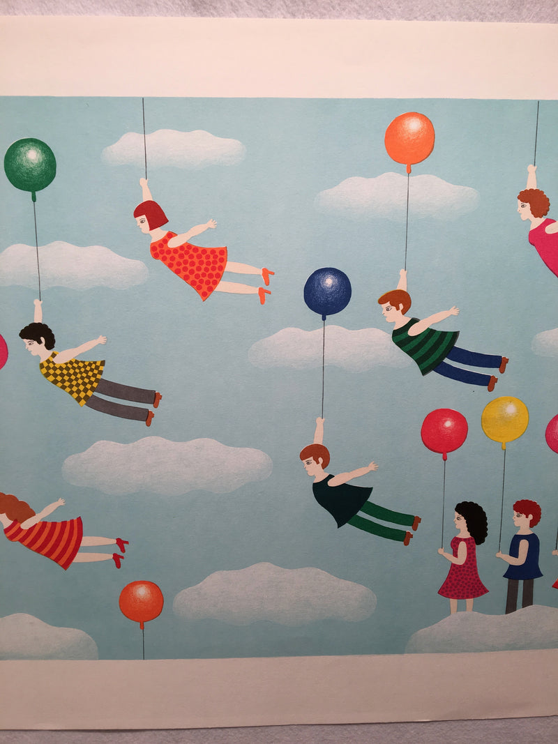Shigeo Okumura "What A Day" Oku Signed Serigraph Art Print 169/180   - TvMovieCards.com