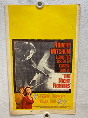 1960 The Night Fighters Window Card Movie Poster 14 x 22 Robert Mitchum   - TvMovieCards.com