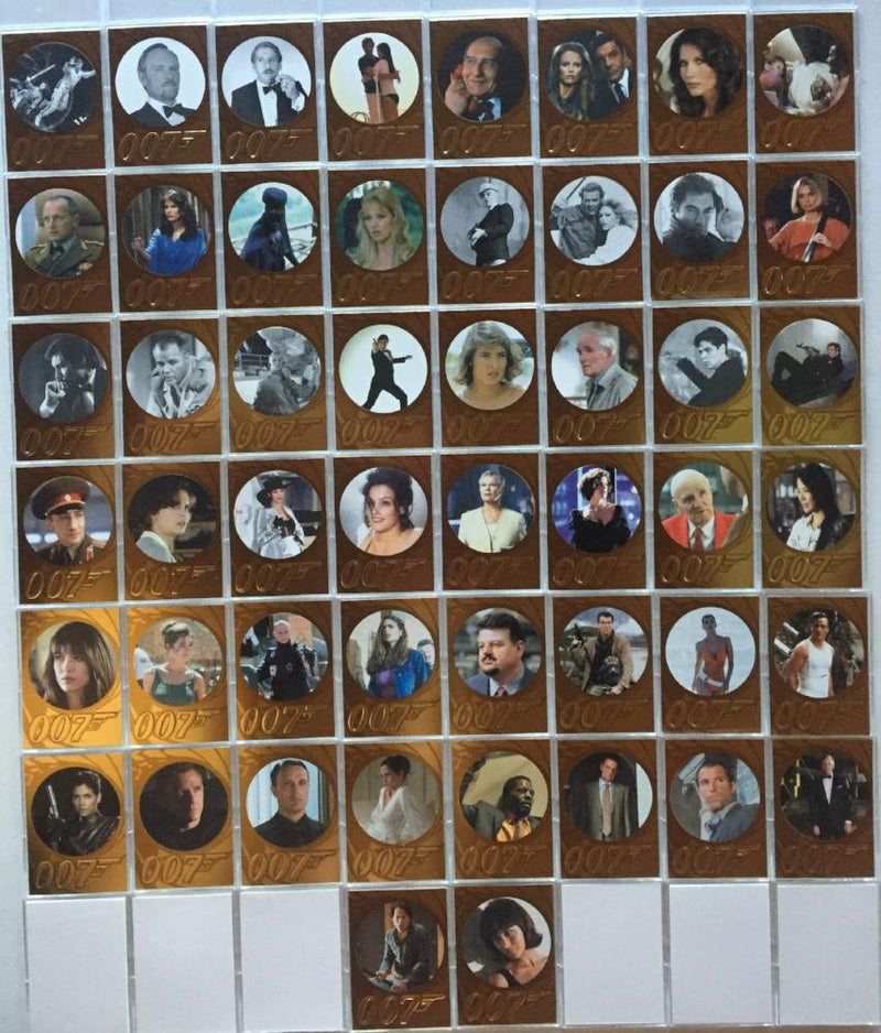 James Bond 50th Anniversary Series 1 & 2 Gold Foil Base Card Set 198 Cards   - TvMovieCards.com