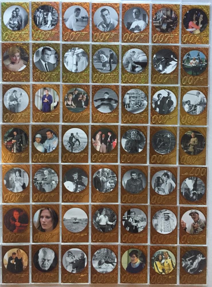James Bond 50th Anniversary Series One Gold Sparkle Parallel Chase Card Set   - TvMovieCards.com