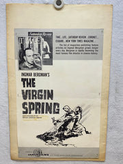 1960 The Night Fighters Window Card Movie Poster 14 x 22 Robert Mitchum   - TvMovieCards.com