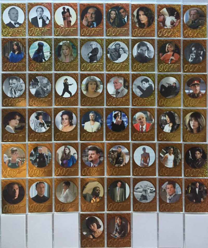 James Bond 50th Anniversary Series One Gold Sparkle Parallel Chase Card Set   - TvMovieCards.com