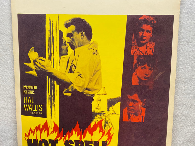 1958 Hot Spell Window Card Movie Poster 14 x 22 Shirley Booth, Anthony Quinn   - TvMovieCards.com