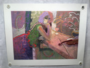 Sabzi "Silent Song"  Signed Limited Edition Giclee on Paper 10/95   - TvMovieCards.com