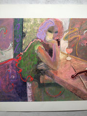 Sabzi "Silent Song"  Signed Limited Edition Giclee on Paper 10/95   - TvMovieCards.com