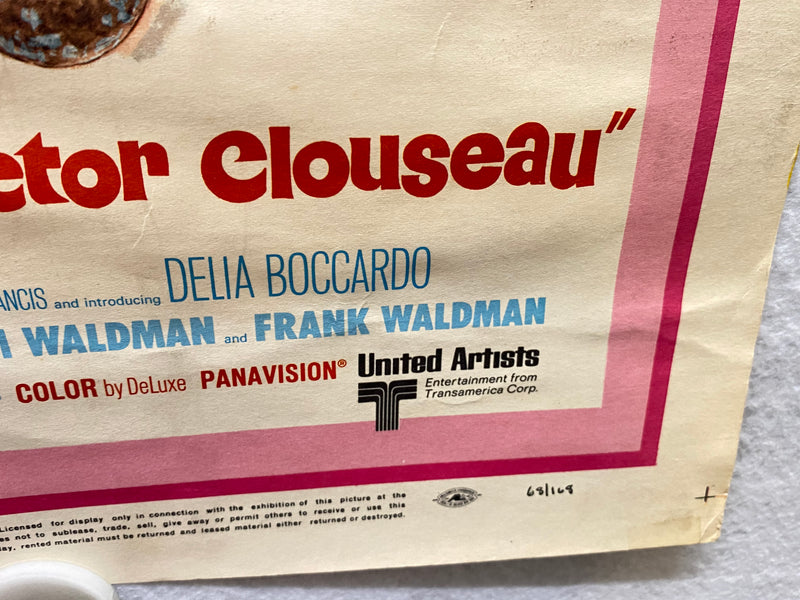 1968 Inspector Clouseau Window Card Movie Poster 14 x 22 Alan Arkin Frank Finlay   - TvMovieCards.com