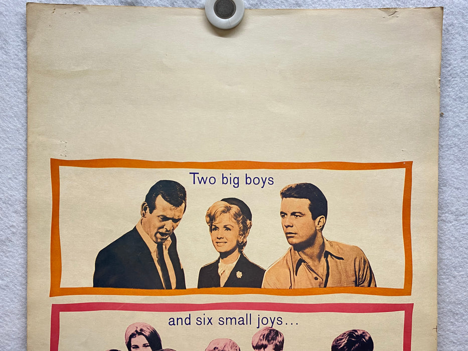 1963 My Six Loves Window Card Movie Poster 14 x 22 Debbie Reynolds   - TvMovieCards.com