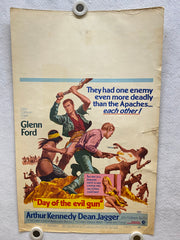 1968 Day of the Evil Gun Window Card Movie Poster 14 x 22 Glenn Ford   - TvMovieCards.com