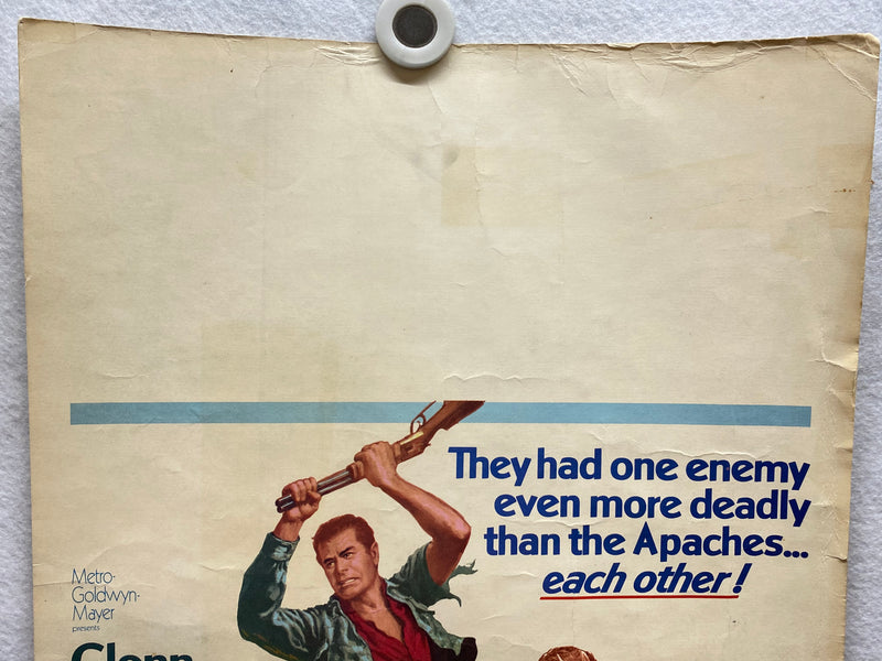 1968 Day of the Evil Gun Window Card Movie Poster 14 x 22 Glenn Ford   - TvMovieCards.com