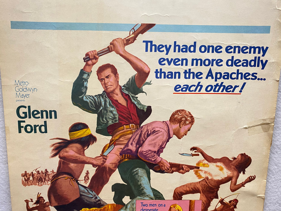 1968 Day of the Evil Gun Window Card Movie Poster 14 x 22 Glenn Ford   - TvMovieCards.com