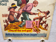 1968 Day of the Evil Gun Window Card Movie Poster 14 x 22 Glenn Ford   - TvMovieCards.com