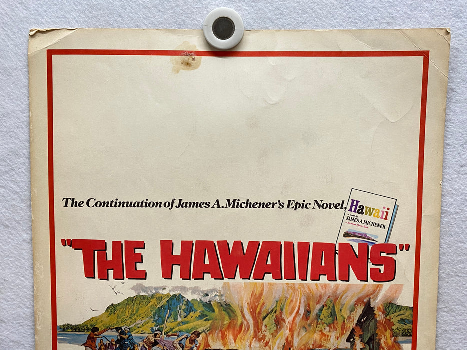 1970 The Hawaiians Window Card Movie Poster 14 x 22 Charlton Heston Tina Chen   - TvMovieCards.com