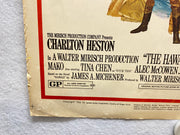 1970 The Hawaiians Window Card Movie Poster 14 x 22 Charlton Heston Tina Chen   - TvMovieCards.com