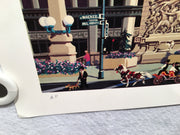 Alexander Chen "Magnificent Mile" Chicago Landmark Textured Mixed Media AP Print   - TvMovieCards.com