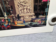 Alexander Chen "Magnificent Mile" Chicago Landmark Textured Mixed Media AP Print   - TvMovieCards.com
