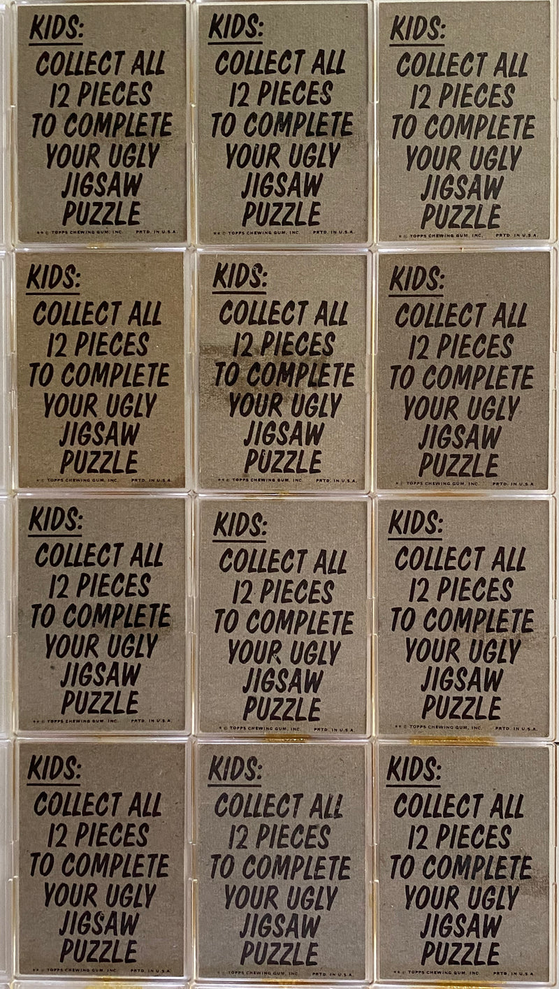 1973-74 Ugly Stickers Tan Back Trading Card Set of 12 Puzzle Cards Topps   - TvMovieCards.com