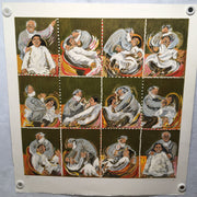 Guy Buffet "The Good Dentist" 12 Panel Cartoon Lithograph Print 31.5 x 34.5"   - TvMovieCards.com