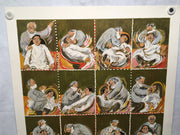 Guy Buffet "The Good Dentist" 12 Panel Cartoon Lithograph Print 31.5 x 34.5"   - TvMovieCards.com