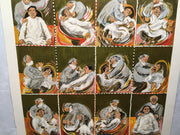 Guy Buffet "The Good Dentist" 12 Panel Cartoon Lithograph Print 31.5 x 34.5"   - TvMovieCards.com