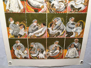 Guy Buffet "The Good Dentist" 12 Panel Cartoon Lithograph Print 31.5 x 34.5"   - TvMovieCards.com