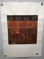 Modern Art Mixed Media Lithograph Print 22 x 30" Signed 1/1   - TvMovieCards.com