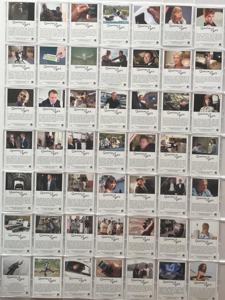 James Bond Archives 2015 Edition Quantum of Solace Base Card Set 90 Cards   - TvMovieCards.com
