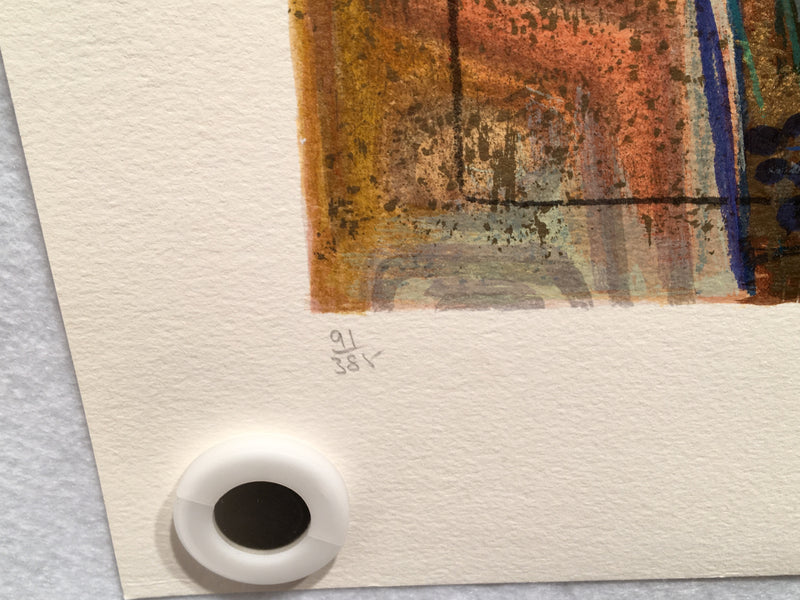 Trebar / Tregar "Elysia Days 11" Modern Art Signed Lithograph Print 24 x 35"   - TvMovieCards.com