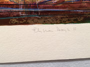 Trebar / Tregar "Elysia Days 11" Modern Art Signed Lithograph Print 24 x 35"   - TvMovieCards.com