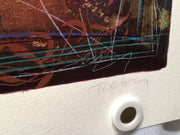 Trebar / Tregar "Elysia Days 11" Modern Art Signed Lithograph Print 24 x 35"   - TvMovieCards.com