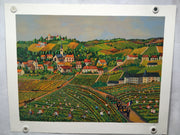 Guy Buffet "Beaujolais" Serigraph Art Print 29 x 36" Martin Lawrence Galleries   - TvMovieCards.com