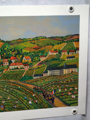 Guy Buffet "Beaujolais" Serigraph Art Print 29 x 36" Martin Lawrence Galleries   - TvMovieCards.com